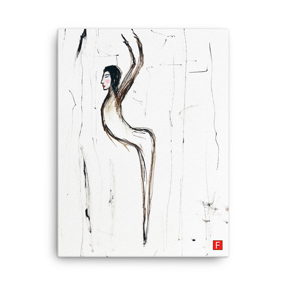 Canvas (18" X 24") Ballet Dancer 1