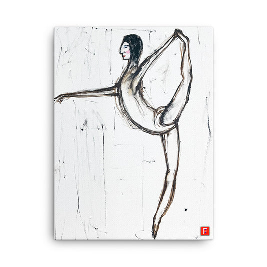 Canvas (18" X 24") Ballet Dancer #3