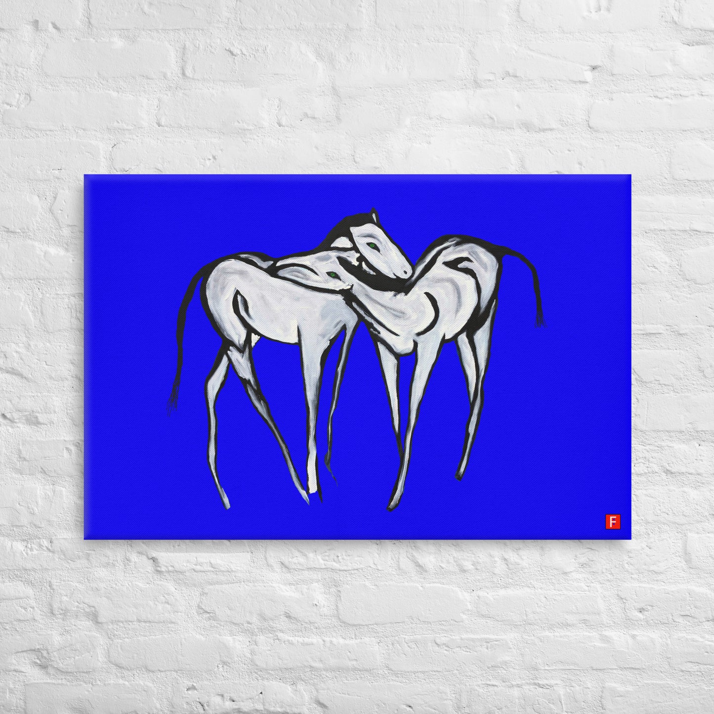 canvas (24" x 36") Horse