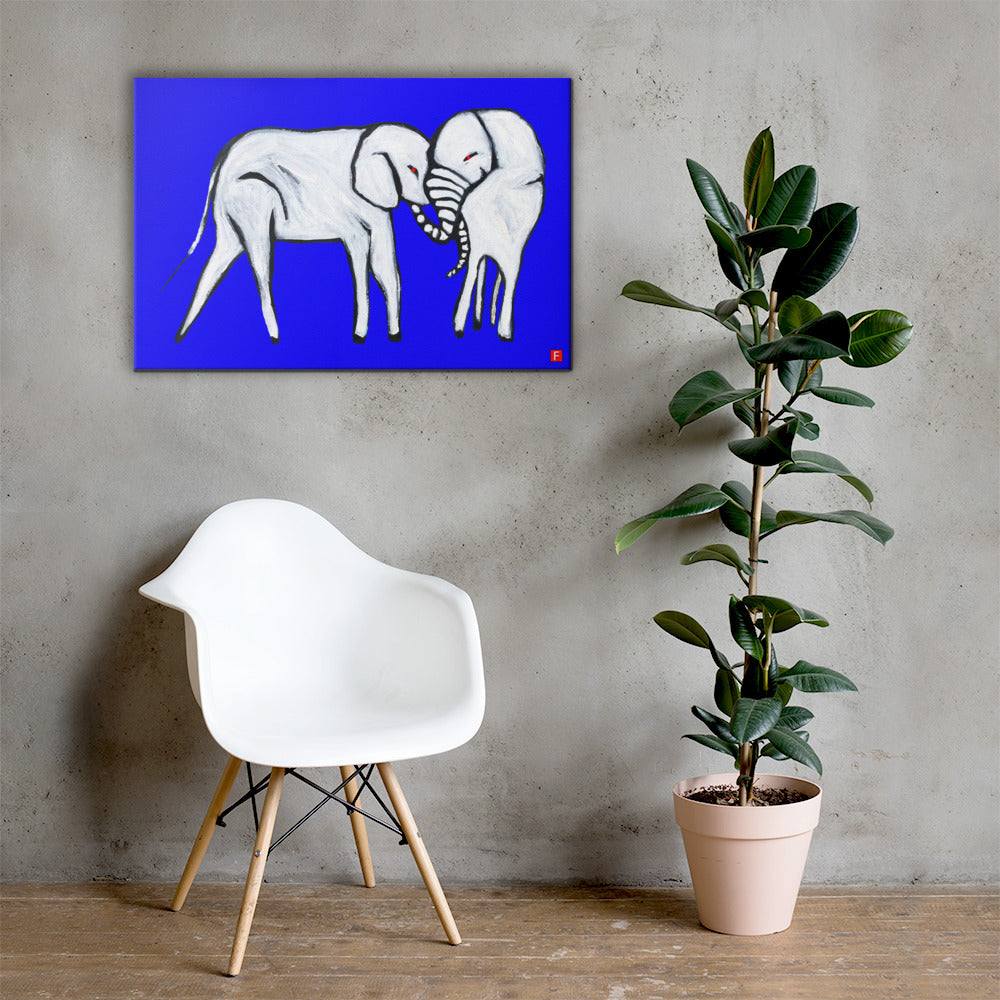 canvas (24" x 36") Elephant
